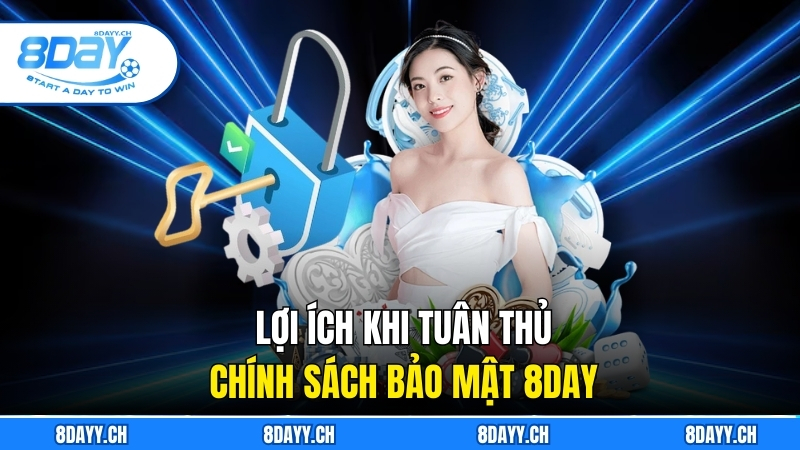 Tất Tần Tật Về Chính Sách Bảo Mật 8DAY Khi Tham Gia Cá Cược Lợi ích khi tuân thủ chính sách bảo mật 8day
